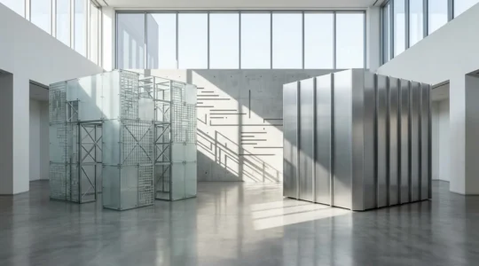 Comparaison visuelle entre différents systèmes de gestion e-commerce avec architecture technique