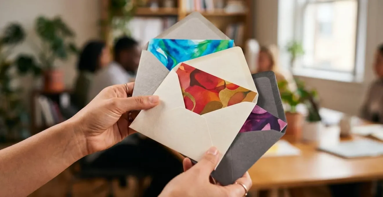 Séquence d'emails d'onboarding représentée par trois enveloppes s'ouvrant progressivement